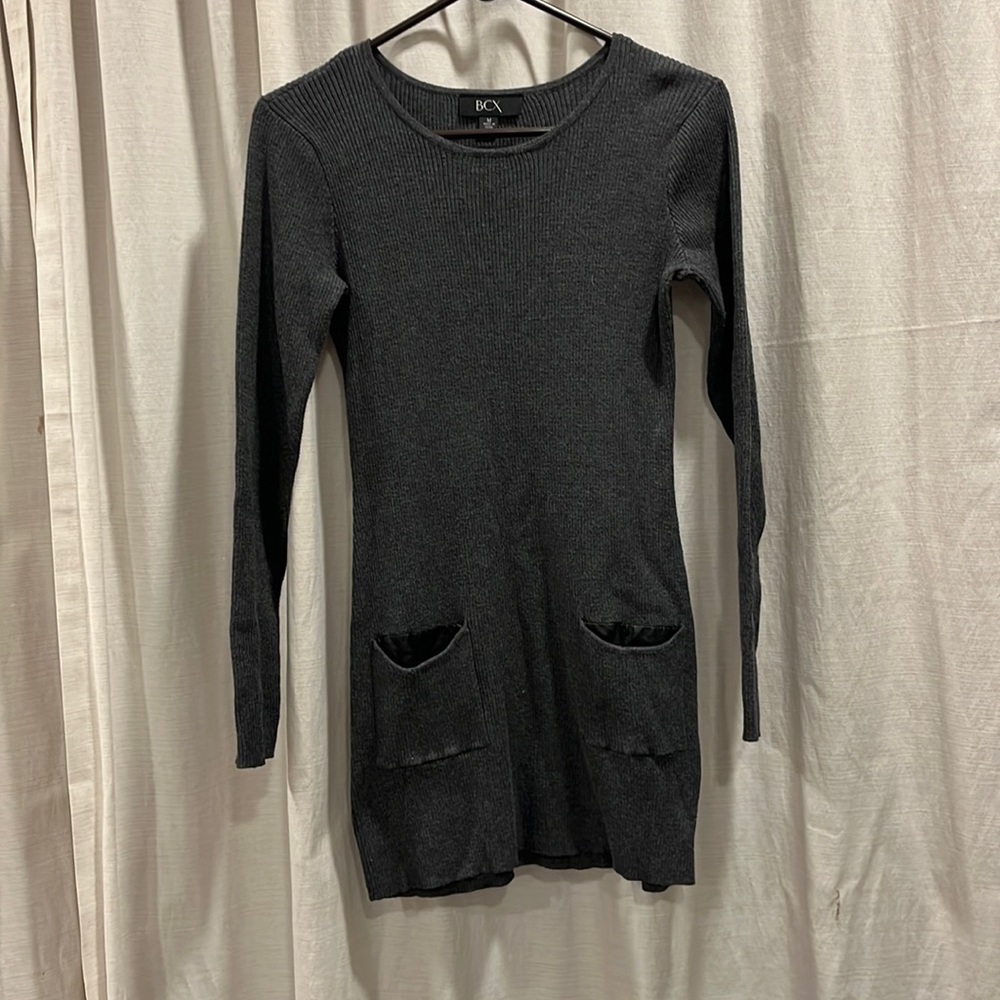 Long grey sweater